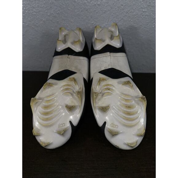 Nike Air Jordan 1 Low TD Football Cleats White/Black-Black Size 8 Pre Owned - Picture 9 of 9